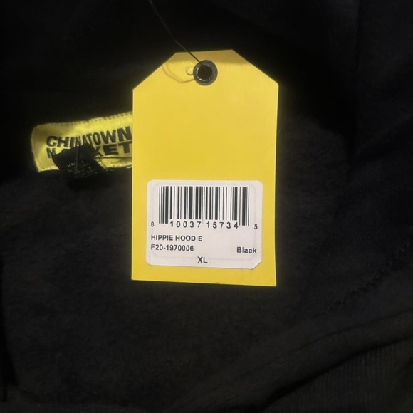 CHINATOWN MARKET Hippie‎ Hoodie Size XL Peace Love Psychedelic - Picture 5 of 8